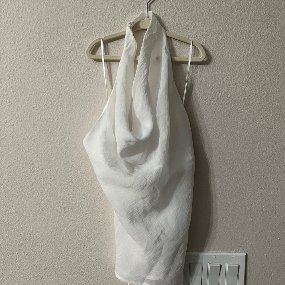 Zara White Blouse
